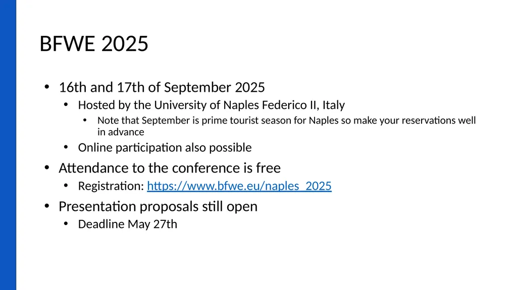 Report on BIBFRAME Workshop in Europe 2024 Held - slide 13 of 16