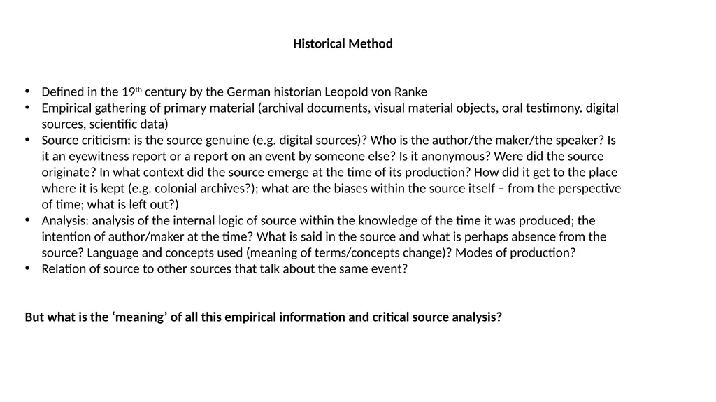 Theory, Skills and Methods Dr Claudia Stein What - slide 6 of 30