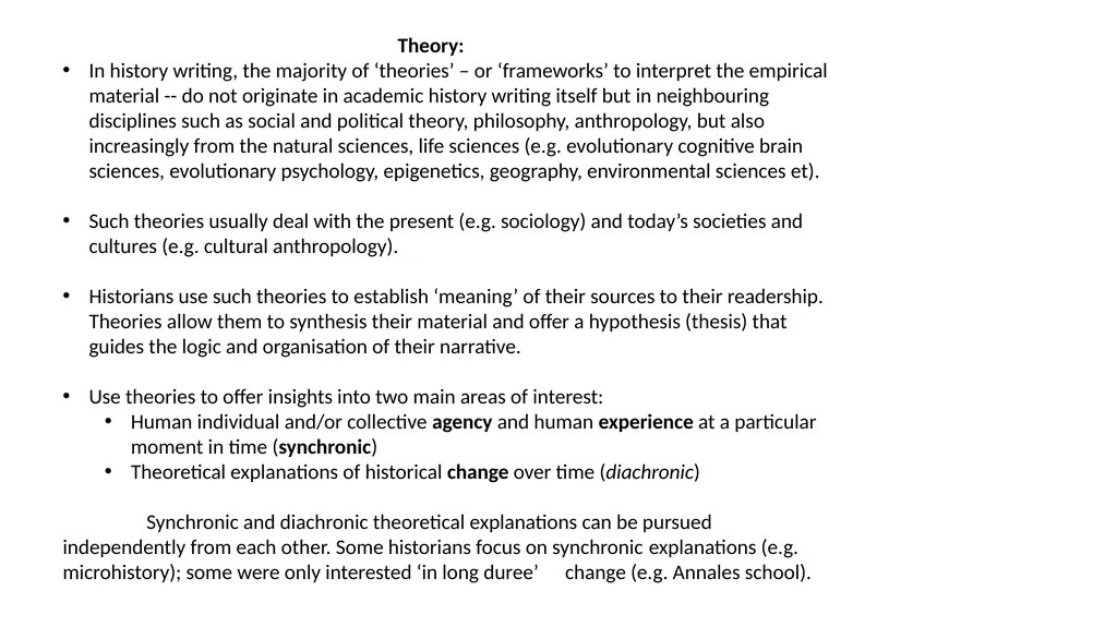 Theory, Skills and Methods Dr Claudia Stein What - slide 7 of 30