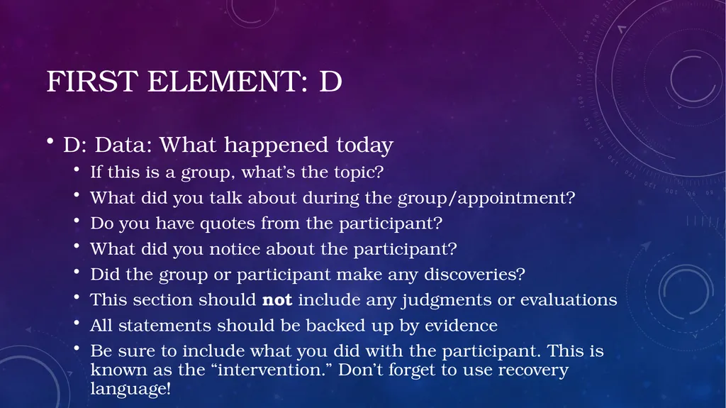Documenting Peer Support following Medicaid rules - slide 20 of 33