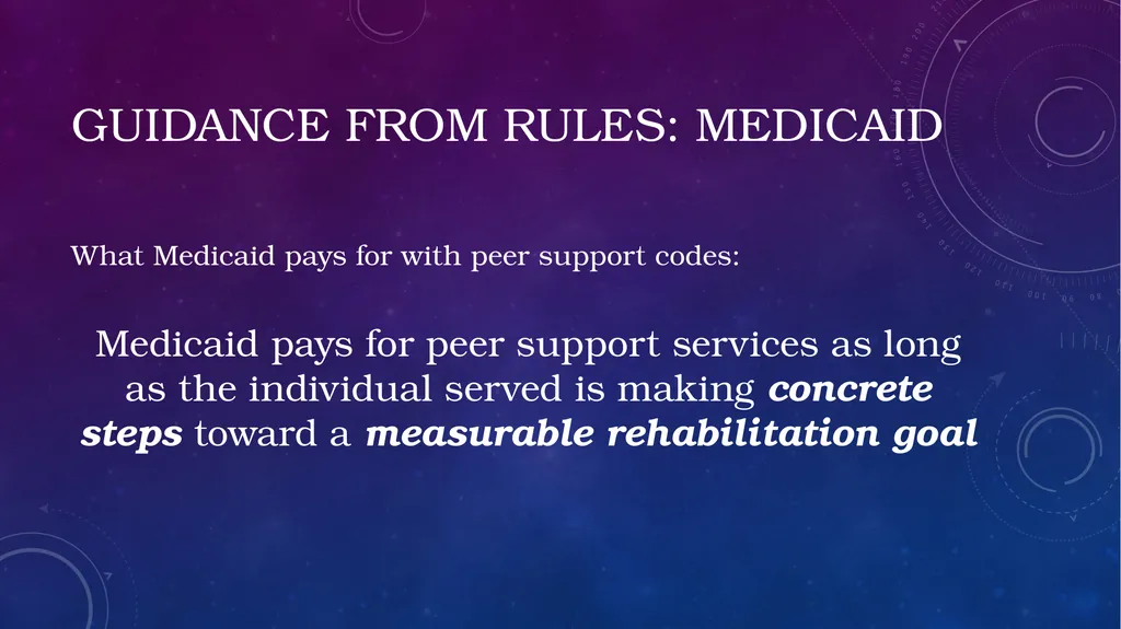 Documenting Peer Support following Medicaid rules - slide 15 of 33