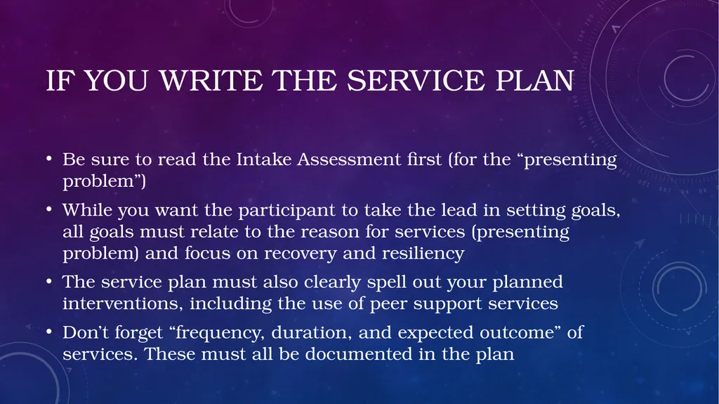 Documenting Peer Support following Medicaid rules - slide 25 of 33