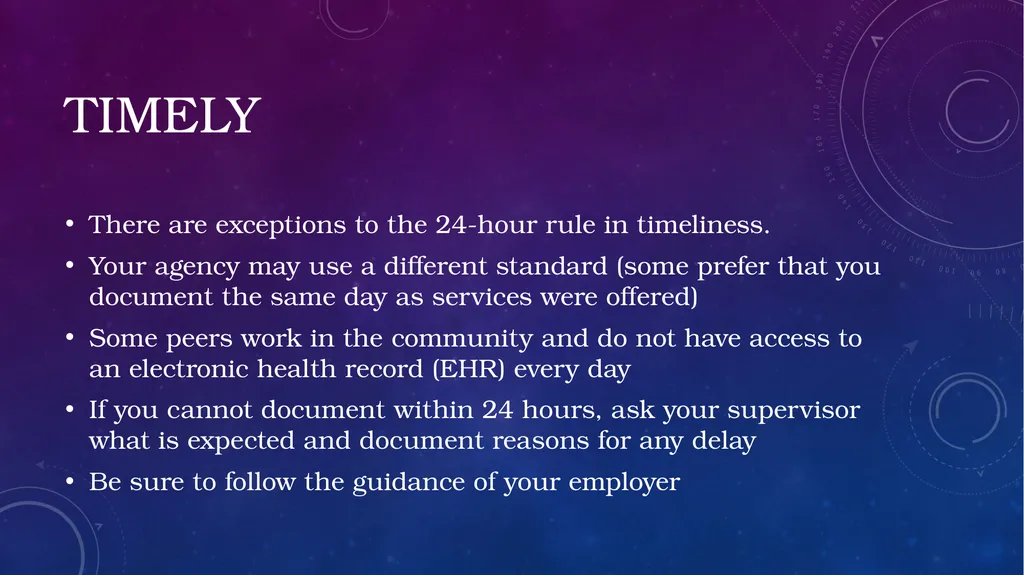 Documenting Peer Support following Medicaid rules - slide 30 of 33