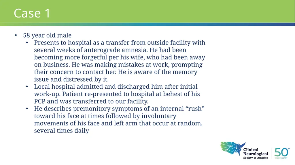 Autoimmune Encephalitis Update William Kilgo, MD - slide 10 of 27