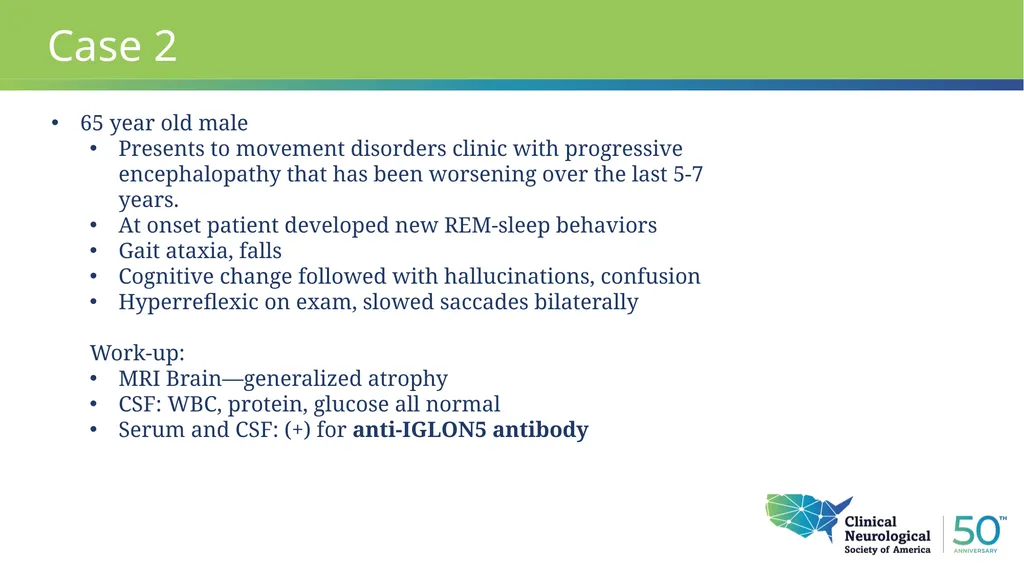 Autoimmune Encephalitis Update William Kilgo, MD - slide 16 of 27