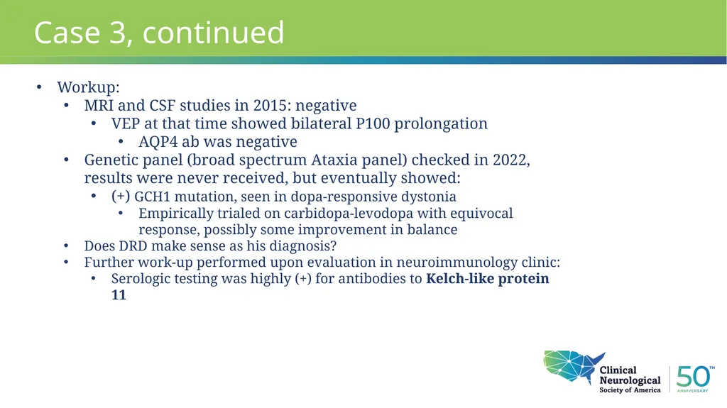 Autoimmune Encephalitis Update William Kilgo, MD - slide 22 of 27