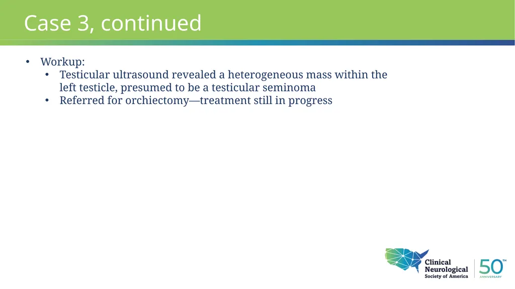 Autoimmune Encephalitis Update William Kilgo, MD - slide 24 of 27