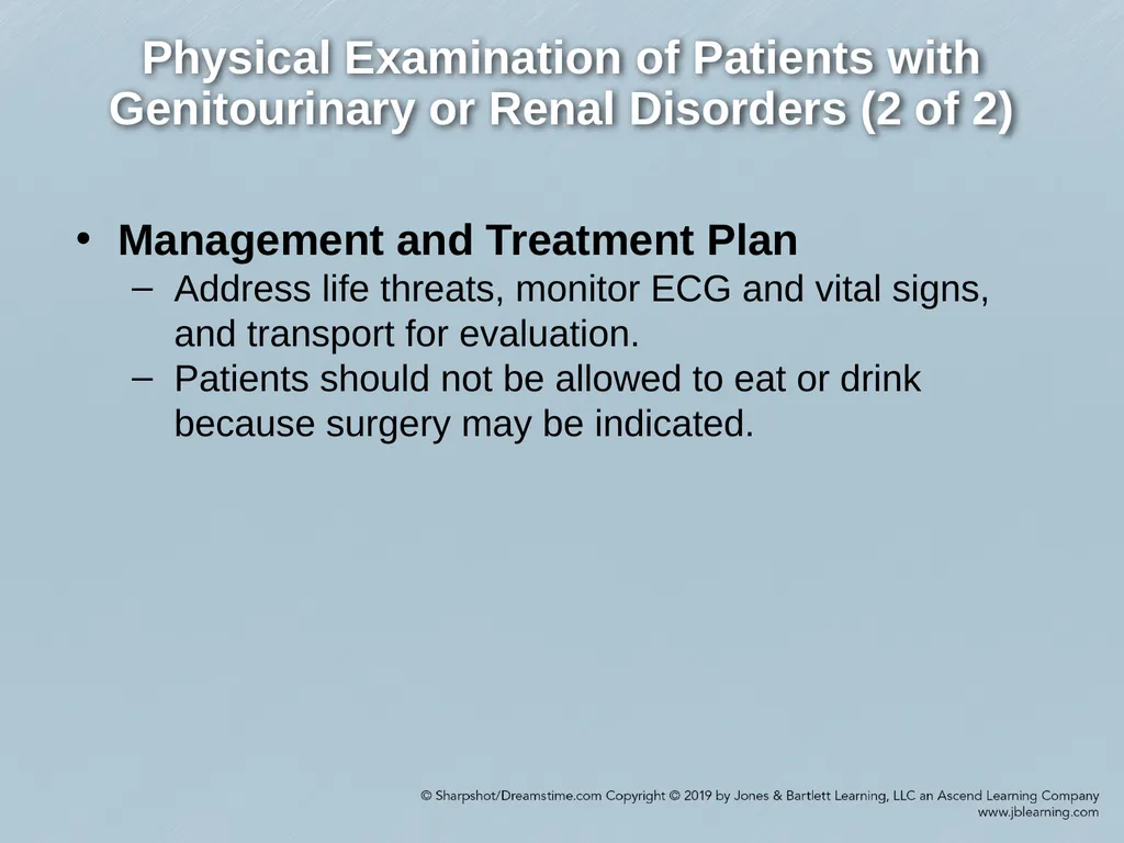Chapter 29 Genitourinary and Renal Disorders - slide 52 of 52