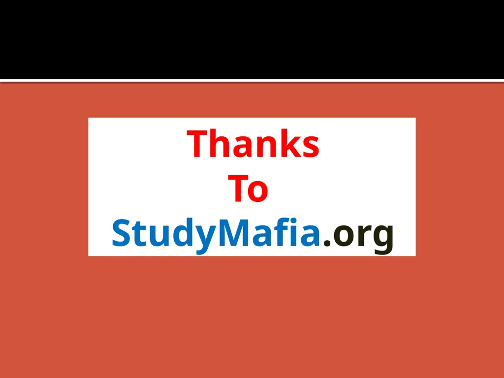 StudyMafia.Org Submitted To: Submitted By: - slide 19 of 19