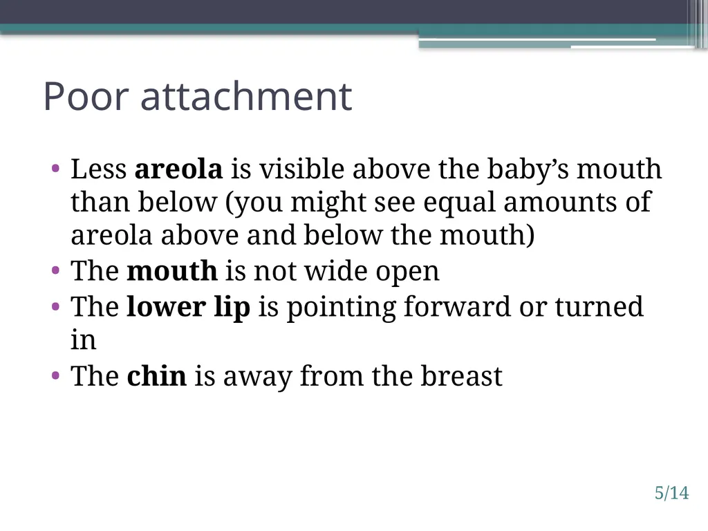 Session 5. How breastfeeding works 5/1 © - slide 14 of 16