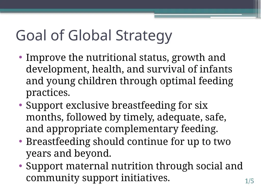Session 1. BFHI: A key component of quality - slide 5 of 13