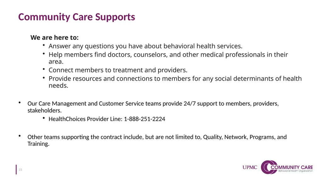 Community Spotlight: Community Care Behavioral - slide 15 of 20