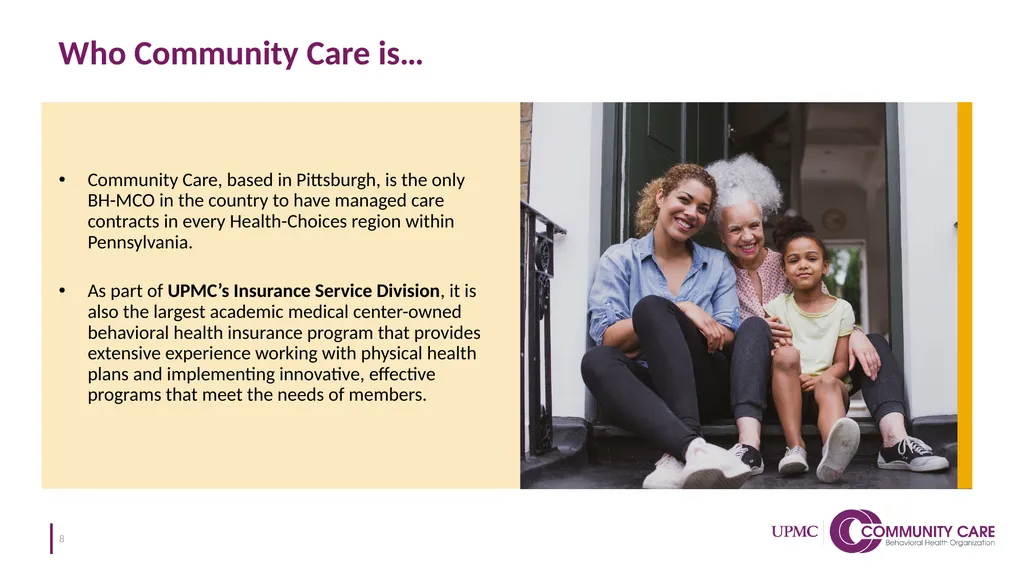 Community Spotlight: Community Care Behavioral - slide 8 of 20