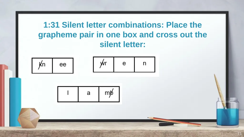Phonics and Spelling Through Phoneme-Grapheme - slide 15 of 37