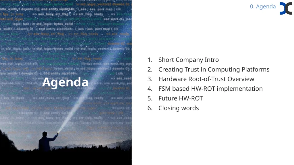 Common Framework for Hardware Root-of-Trust Timo - slide 2 of 16