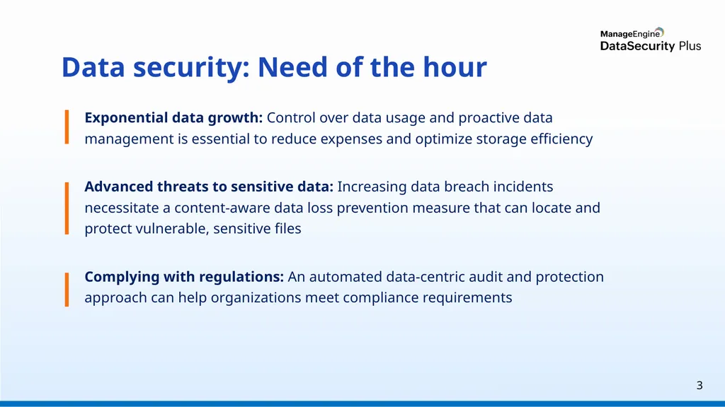 A unified data security posture management - slide 3 of 28
