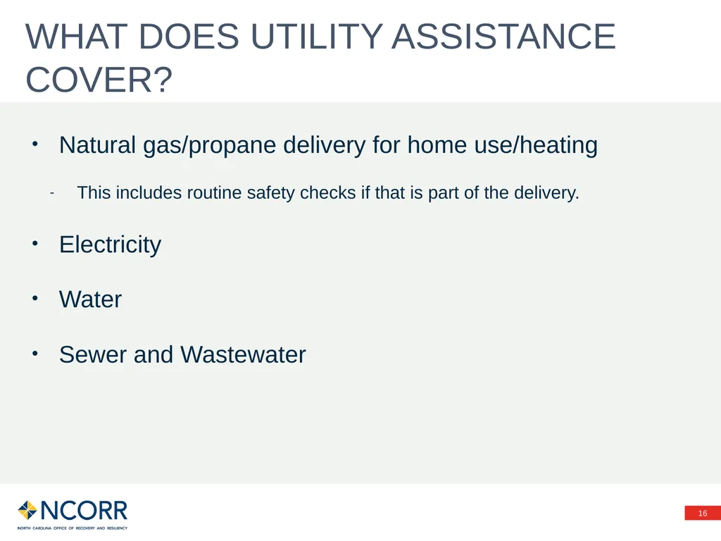 Preventing evictions – HOPE Program Information - slide 16 of 20