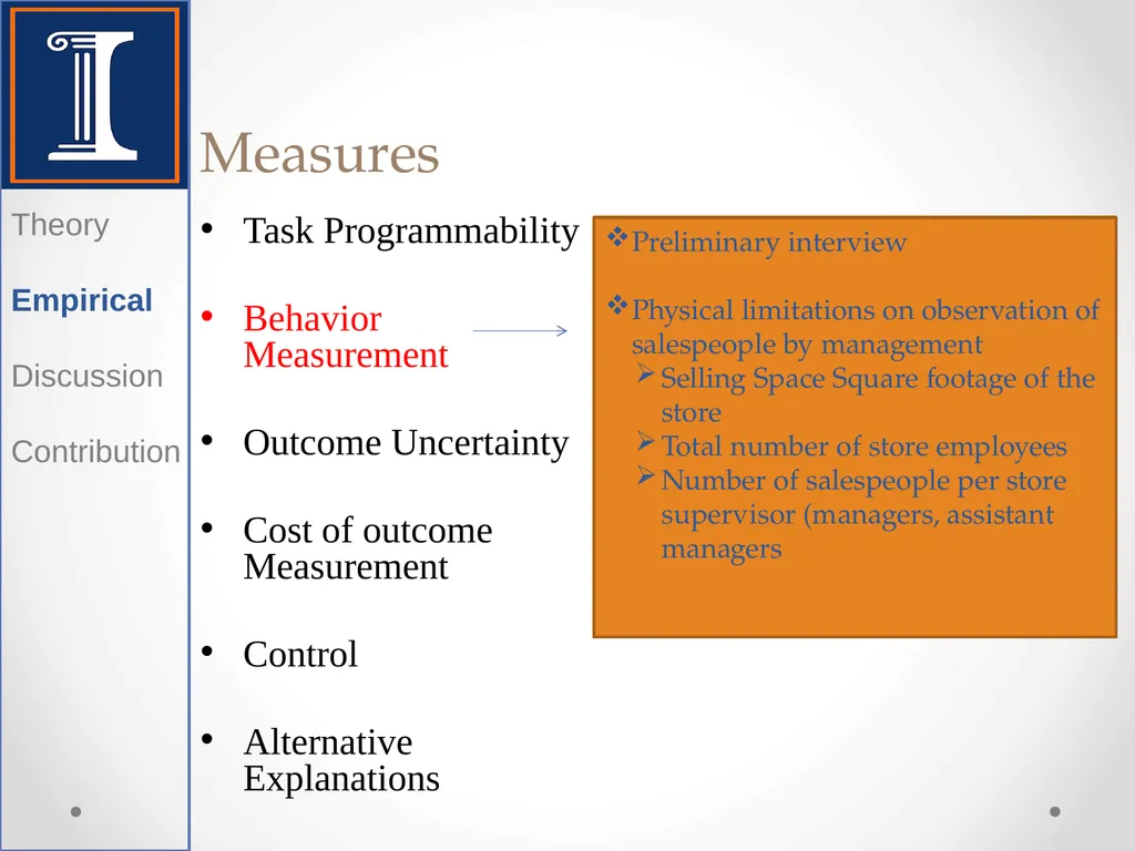 Control: Organizational and Economic Approaches - slide 12 of 20