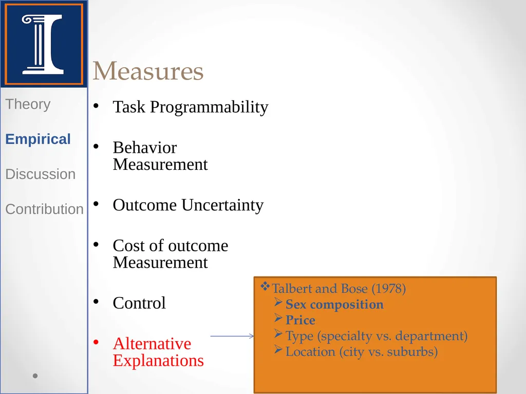 Control: Organizational and Economic Approaches - slide 16 of 20
