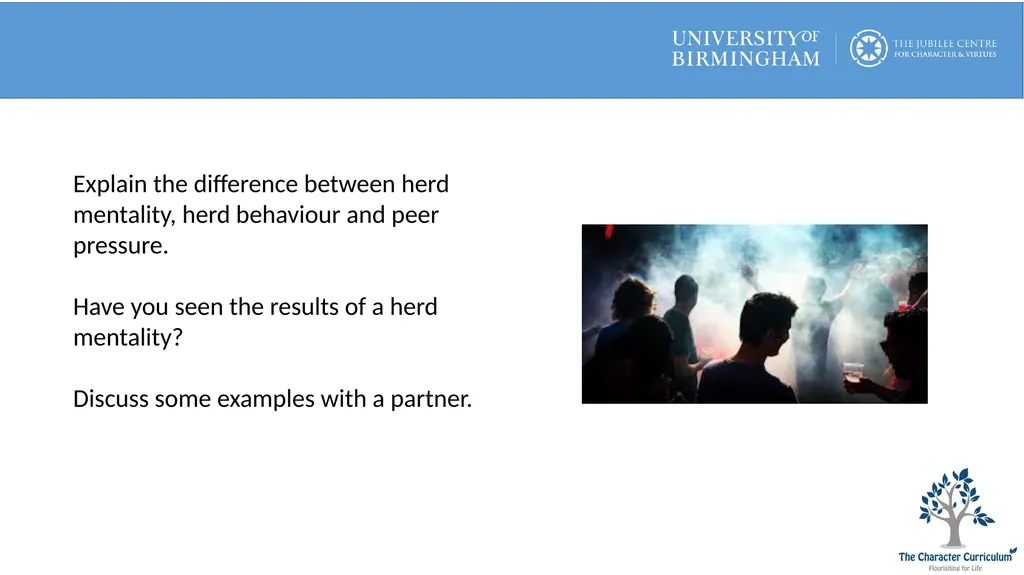 Peer pressure What is ‘peer pressure’? Can you - slide 9 of 12