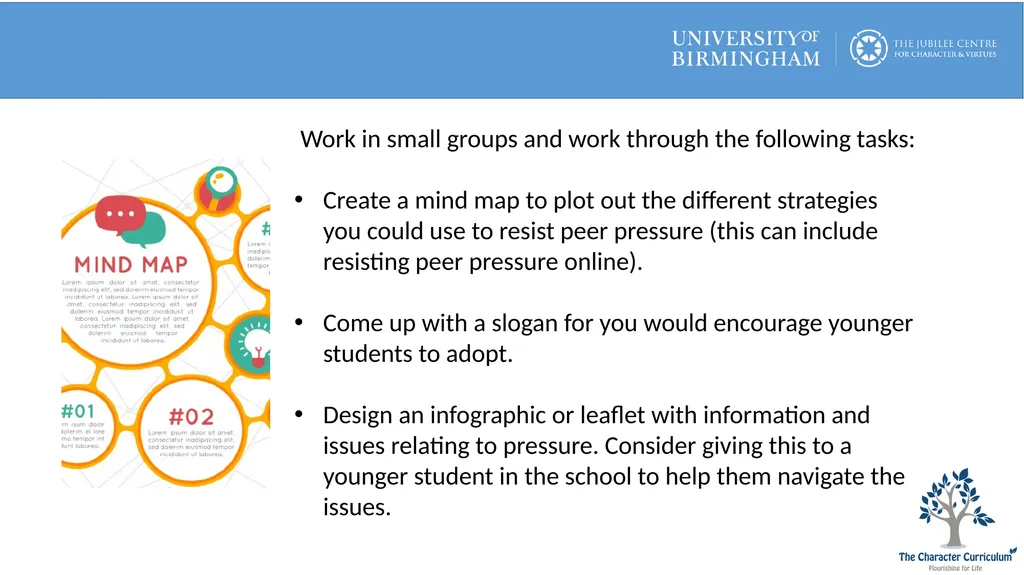 Peer pressure What is ‘peer pressure’? Can you - slide 11 of 12