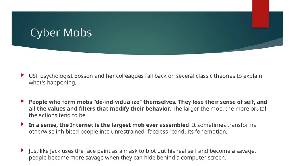Lord of the Flies: The Power of the Mob Mentality - slide 15 of 31