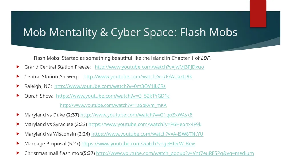 Lord of the Flies: The Power of the Mob Mentality - slide 12 of 31