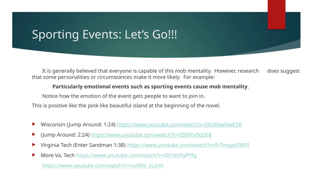Lord of the Flies: The Power of the Mob Mentality - slide 17 of 31