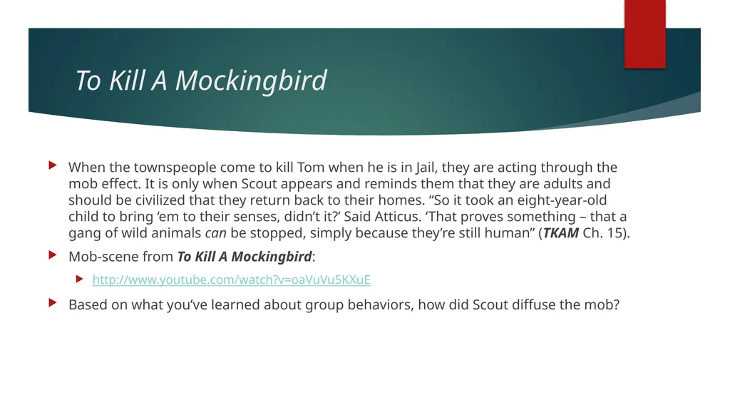 Lord of the Flies: The Power of the Mob Mentality - slide 22 of 31