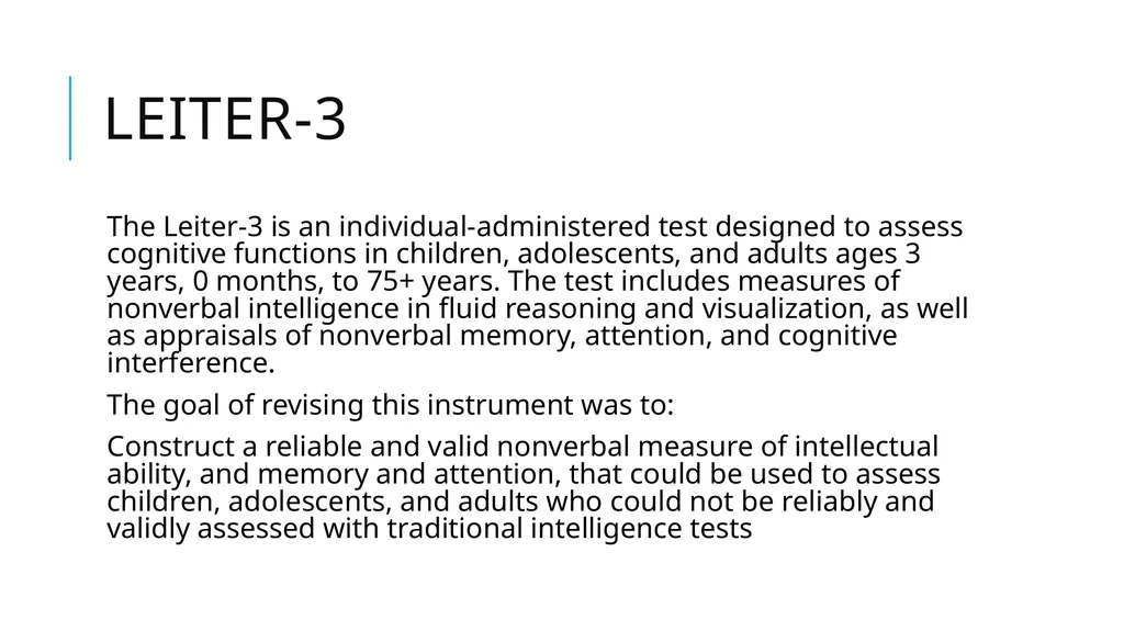 Leiter international performance scale-third - slide 2 of 16