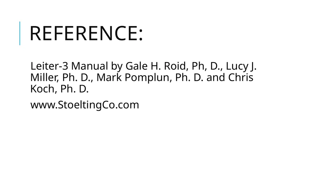 Leiter international performance scale-third - slide 16 of 16