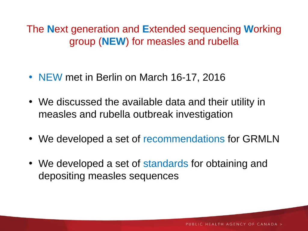 Next generation and Extended sequencing Working - slide 19 of 24