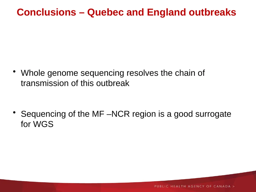Next generation and Extended sequencing Working - slide 13 of 24