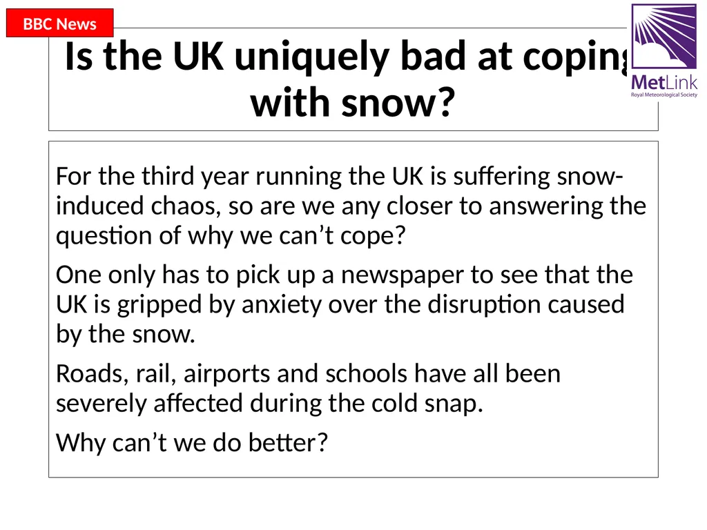 The Beast from the East Aim: to be able to - slide 8 of 10