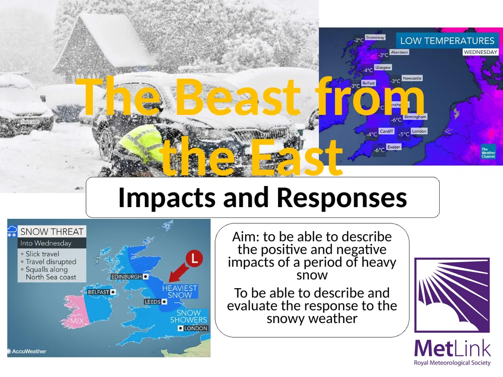 The Beast from the East Aim: to be able to - slide 1 of 10