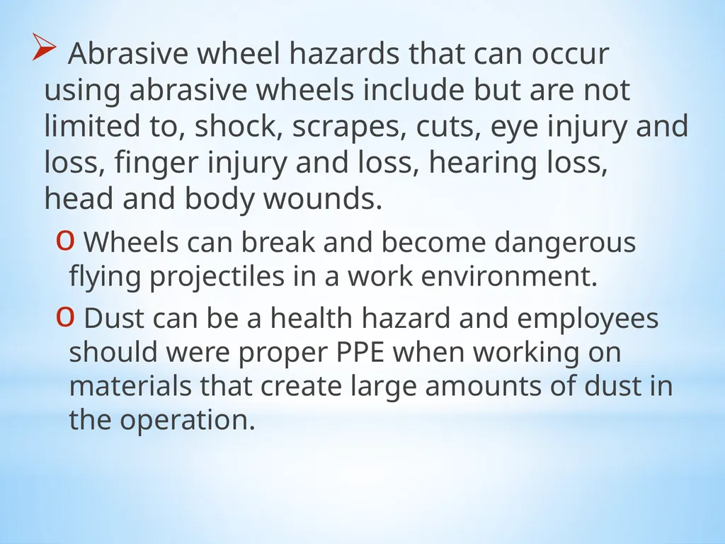“GENERAL MACHINE SHOP SAFETY TRAINING” SHOP - slide 24 of 40