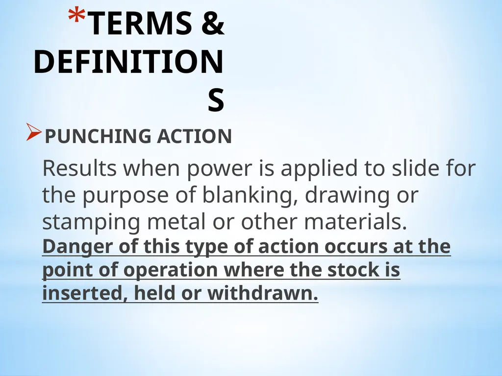 “GENERAL MACHINE SHOP SAFETY TRAINING” SHOP - slide 6 of 40