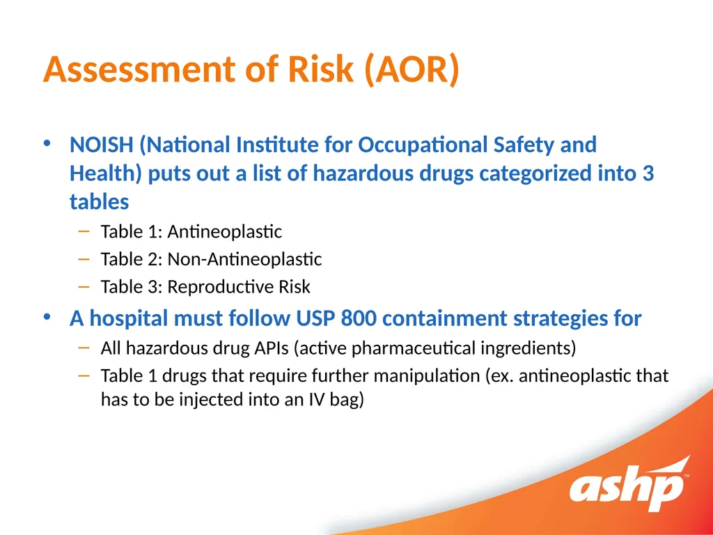 Hazardous Drug Compounding Pharmacy Technician - slide 6 of 30