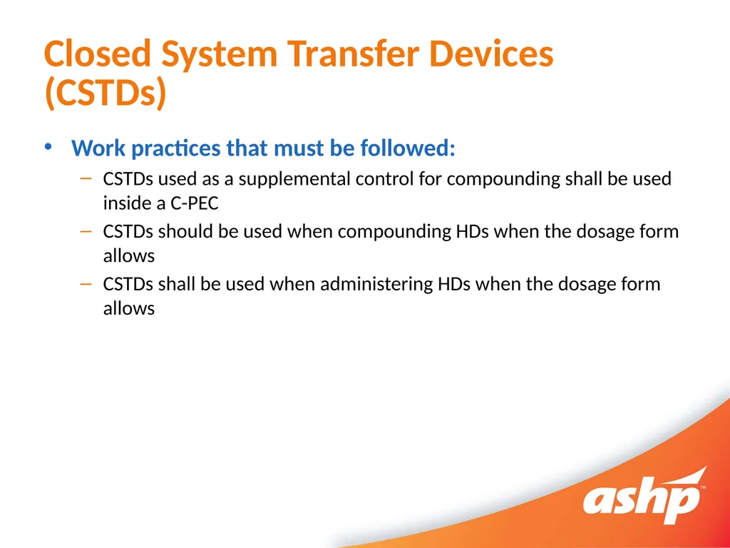 Hazardous Drug Compounding Pharmacy Technician - slide 20 of 30