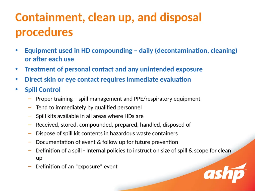 Hazardous Drug Compounding Pharmacy Technician - slide 27 of 30