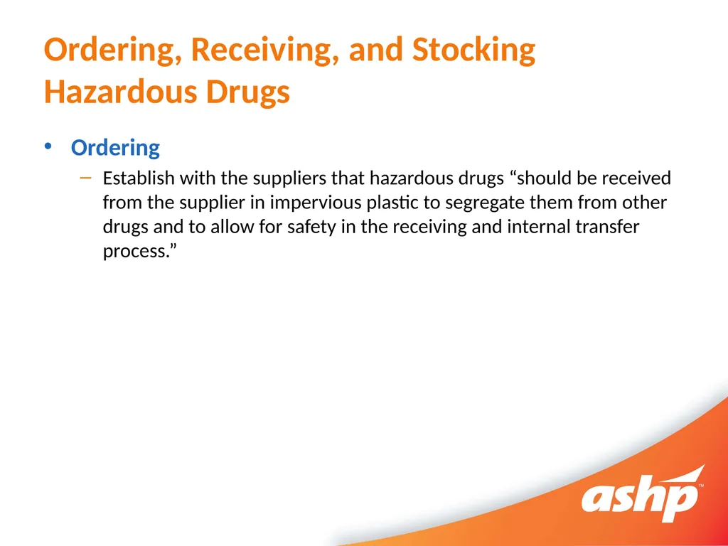 Hazardous Drug Compounding Pharmacy Technician - slide 8 of 30