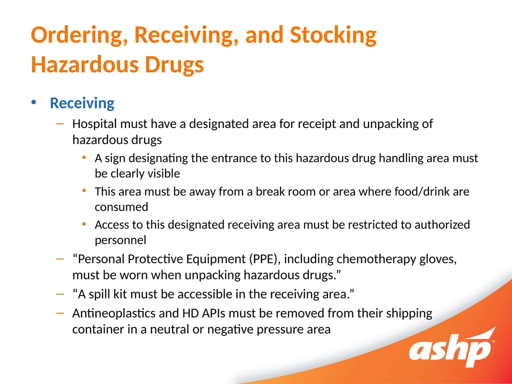 Hazardous Drug Compounding Pharmacy Technician - slide 9 of 30