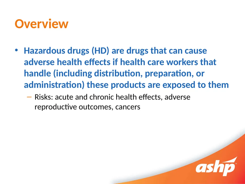 Hazardous Drug Compounding Pharmacy Technician - slide 3 of 30