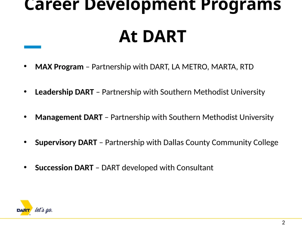 Succession DART and Supervisory DART Presented By - slide 2 of 16