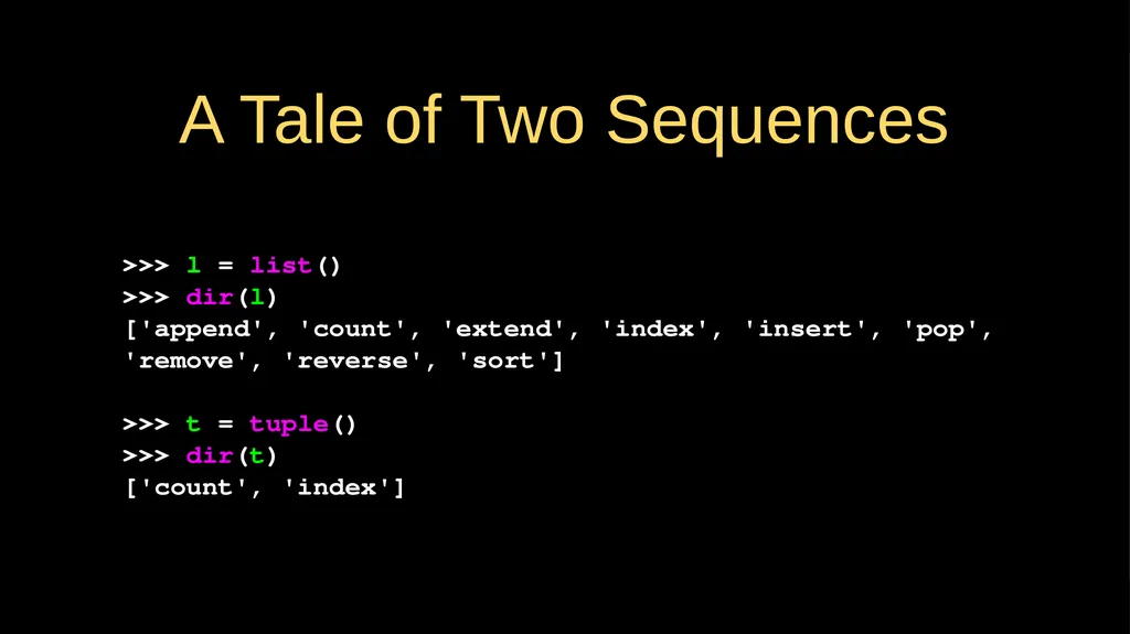 Tuples Chapter 10 Python for Everybody - slide 5 of 16