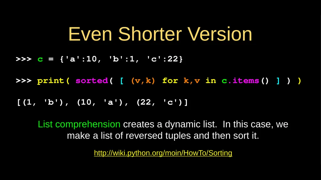 Tuples Chapter 10 Python for Everybody - slide 14 of 16