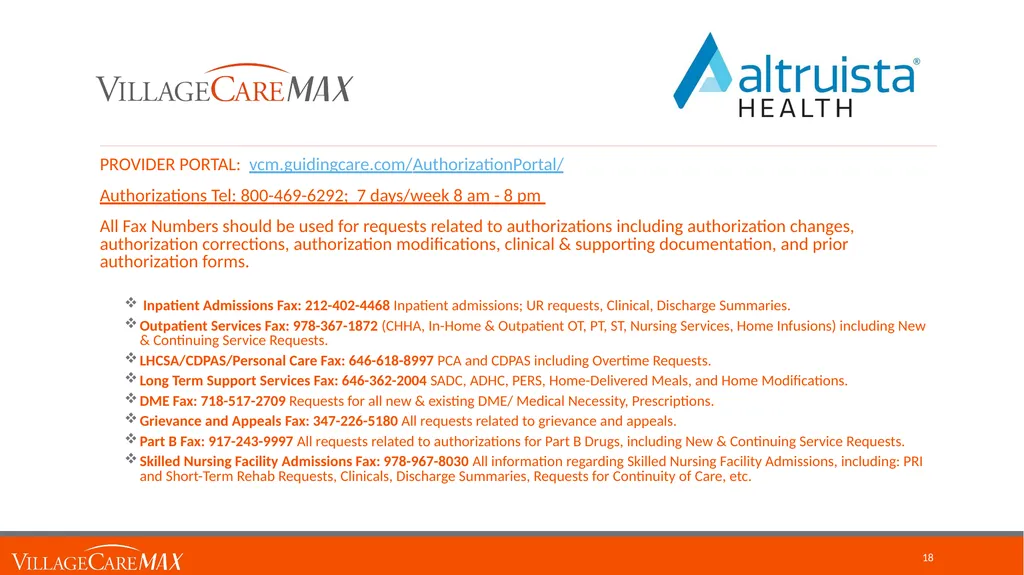 Provider Education Webinar For over 45 years, - slide 18 of 61