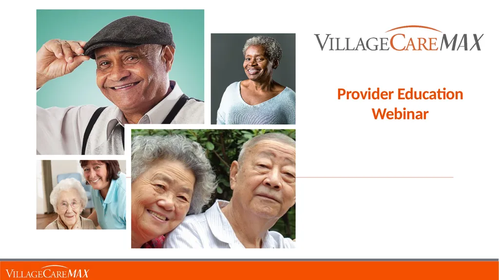 Provider Education Webinar For over 45 years, - slide 1 of 61
