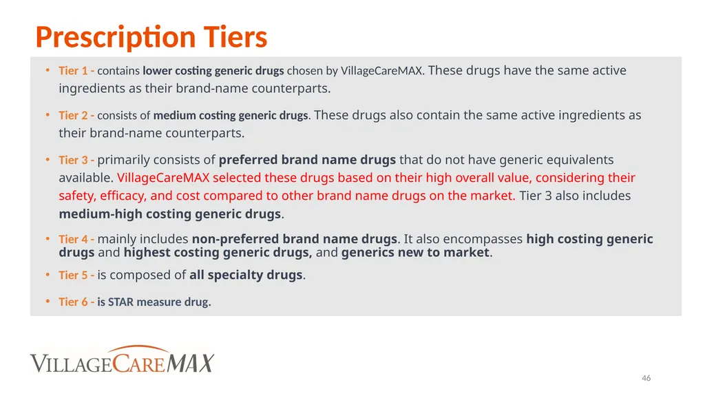 Provider Education Webinar For over 45 years, - slide 46 of 61
