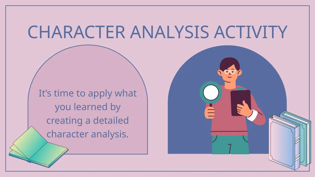 An Introduction to Character Analysis Characters’ - slide 9 of 16